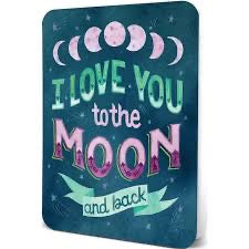 I Love You To The Moon and Back Greeting Card