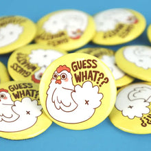 Guess What | Chicken | Butt | Funny | Pin | Pinback Button