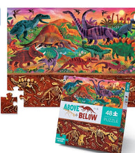 Dinosaur World - 48-Piece Above + Below Puzzle