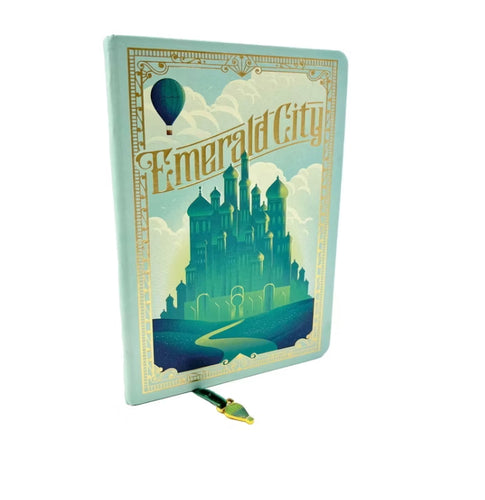 Wicked: Emerald City Journal With Ribbon Charm