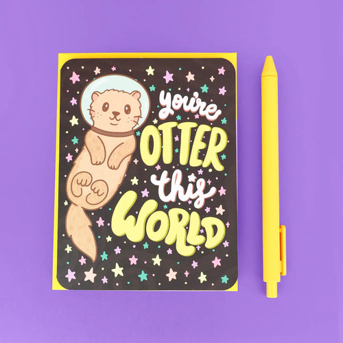 Otter This World Greeting Card