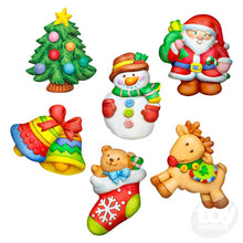 3D Mould & Paint/Christmas Magnets