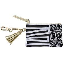 Black And White Modern Key Pouch