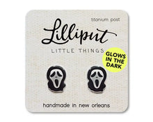 Lilliput Glow in the Dark Scary Mask Earrings