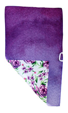 Bright Purple Flowers | Two Sided Waffle Tea Towels