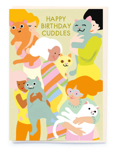 Cat Cuddles Card