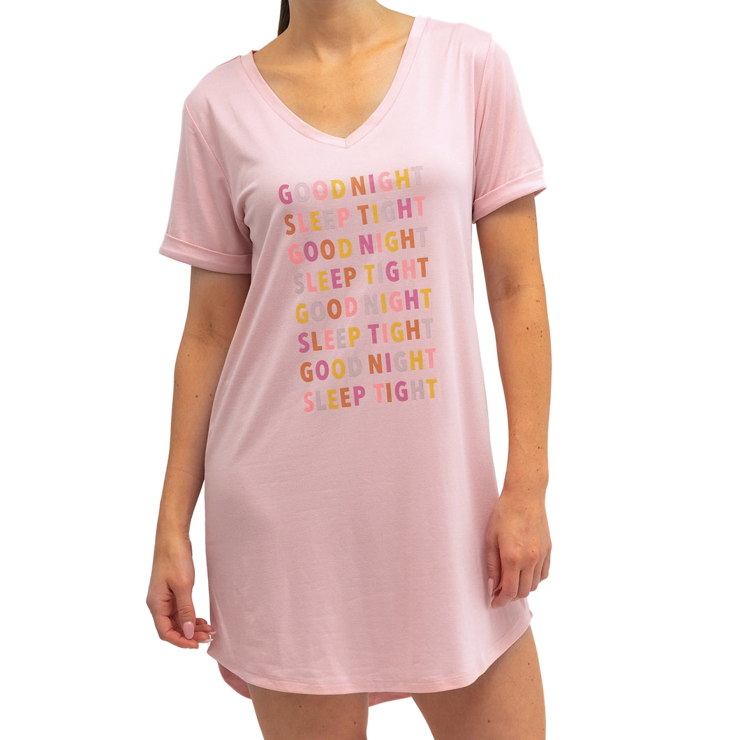 Good Night Pink Sleep Shirt