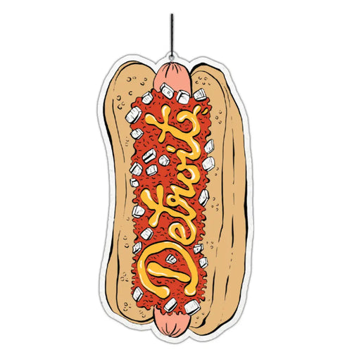 Detroit Coney Dog Air Freshener (Steamed Bun Scent)