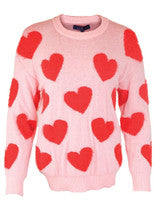 Simply Southern Fuzzy Heart Sweater