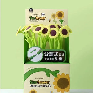 Sunflower Flower Wiggle Gel Pen