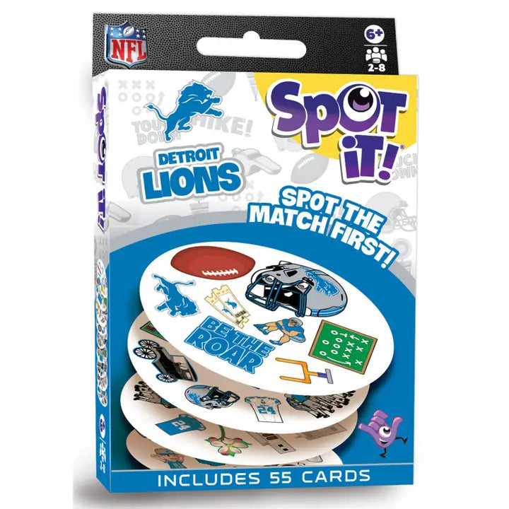 Detroit Lions Spot It! Card Game