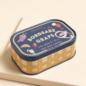Paddywax Bistro Candle Tin - Bordeaux Grape