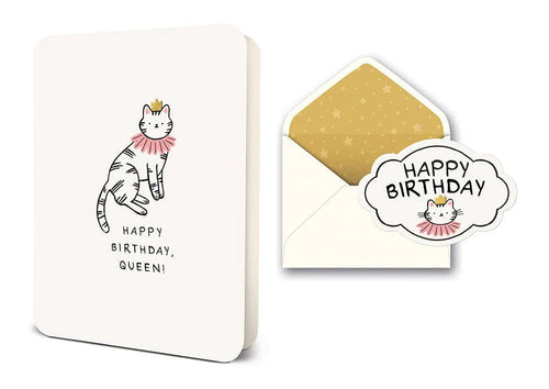 Happy Birthday Queen! Deluxe Greeting Card