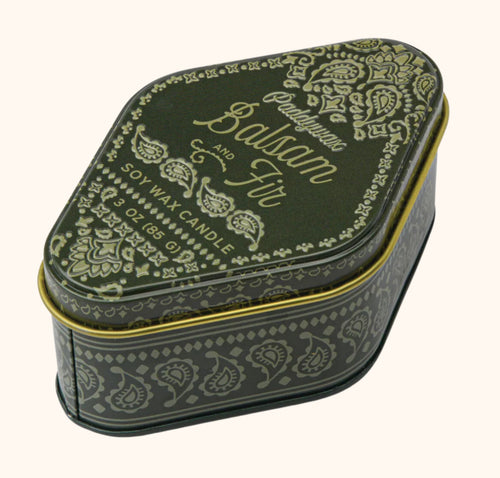 Paddywax Green Bandana Candle - Balsam and Fir