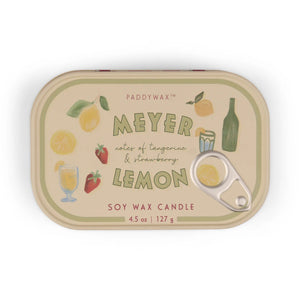 Paddywax Bistro Candle Tin - Meyer Lemon