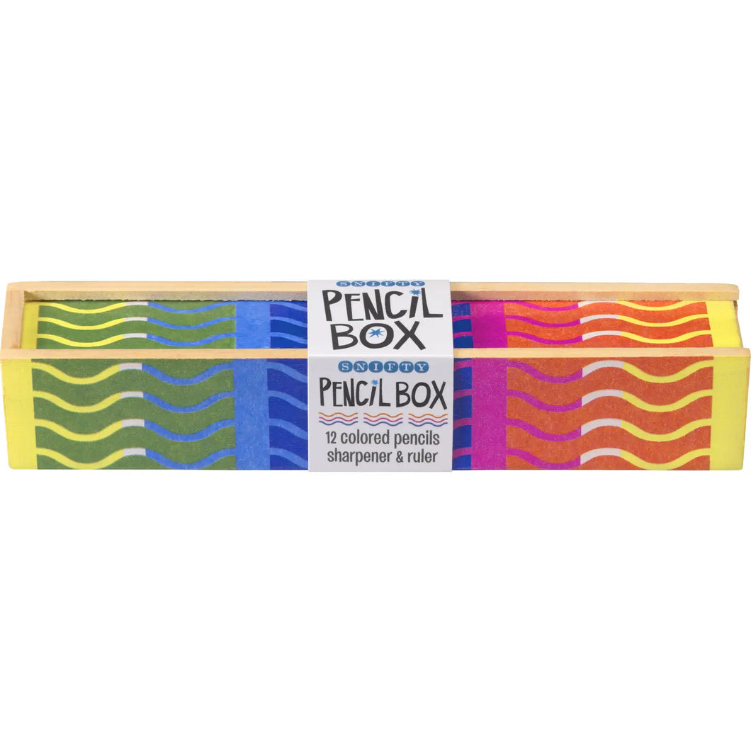 Wiggle - Wooden Colored Pencil Box