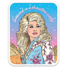 Dolly Diamond in A Rhinestone World Die Cut Sticker