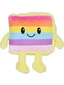 Rainbow Cake Slice Mini Plush