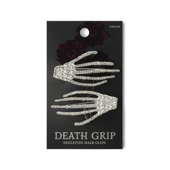 Halloween Death Grip Skelton Hair Clips
