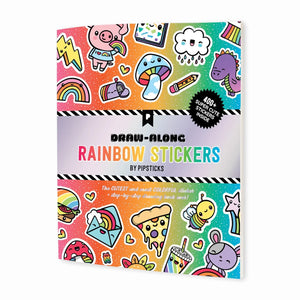 Draw-Along Rainbow Stickers