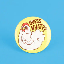 Guess What | Chicken | Butt | Funny | Pin | Pinback Button