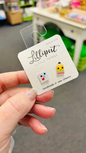 Lilliput Paper and Pencil Earrings