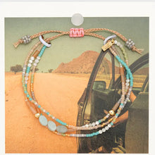 Mixed Media Bracelet - Courage/Amazonite/Gold