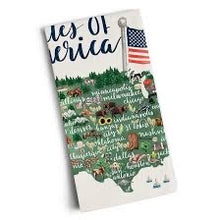 States Map - United States Of America Tea Towel