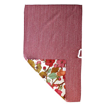 Maroon Blossoms | Two Sided Microfiber Kitchen Tea Towel