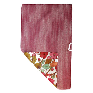 Maroon Blossoms | Two Sided Microfiber Kitchen Tea Towel