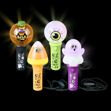 Light-Up Halloween Spinning Wand Necklace