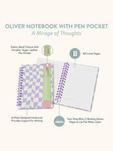 A Mirage of Thoughts: Spiral Notebook With Pen Pocket