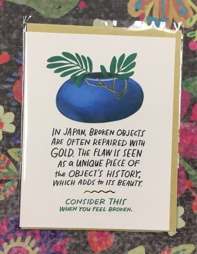 Broken Objects Foil Empathy Card Em & Friends