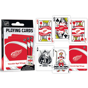 Detroit Red Wings Playing Cards - 54 Card Deck