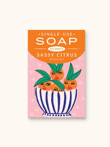 Sassy Citrus Single Use Soap Sheets