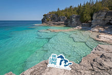 On Lake Time Great Lakes Decal
