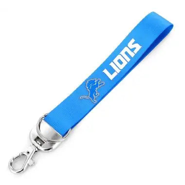 NFL Detroit Lions Deluxe Wristlet Keychain