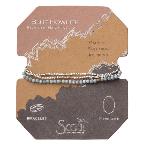 Delicate Stone Blue Howlite-Stone of Harmony