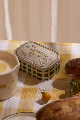 Paddywax Bistro Candle Tin - French Baguette