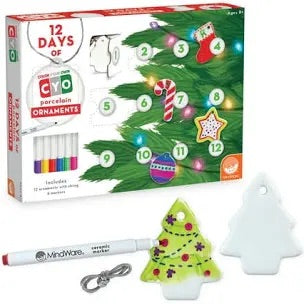 Create Your Own Porcelain Ornaments - 12 Days of Ornaments