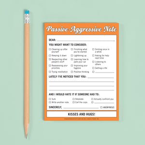 Passive aggressive Niffty Note Pad