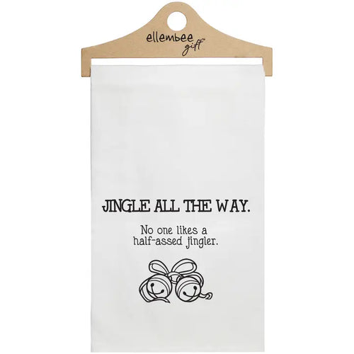 Jingle All the Way-Half Assed Jingler Christmas Towels