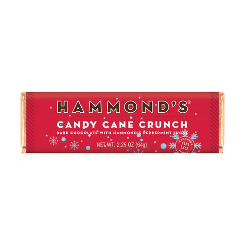 Dark Chocolate Candy Cane Crunch Candy Bar
