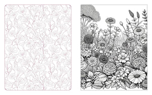 Wildflowers in Bloom Coloring Book