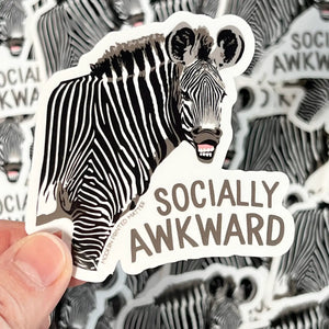 Socially Awkward Sticker