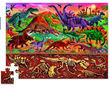 Dinosaur World - 48-Piece Above + Below Puzzle