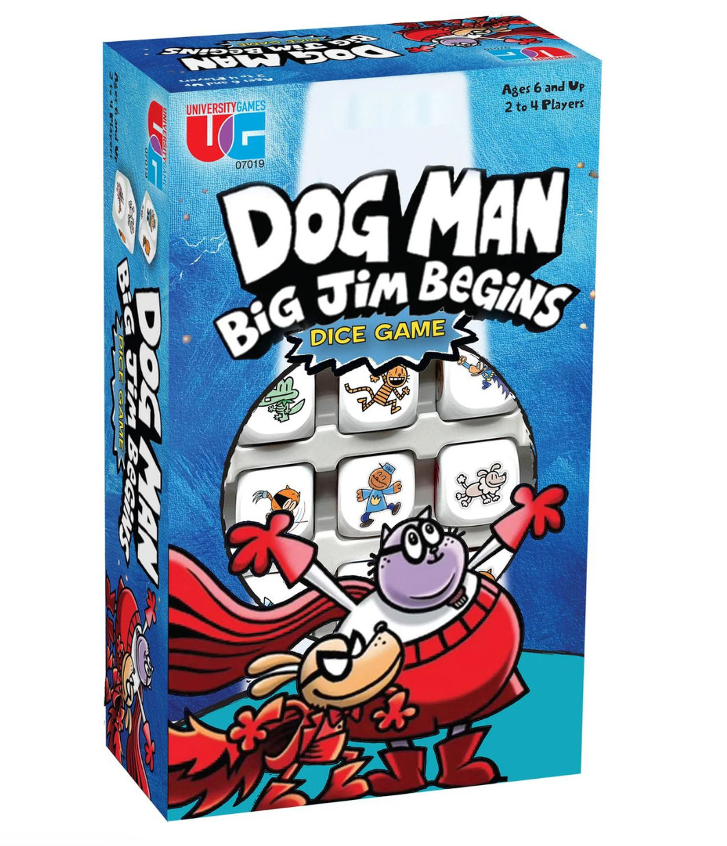 Dog Man Big Jam Begins Roll - O - Rama Dice Game