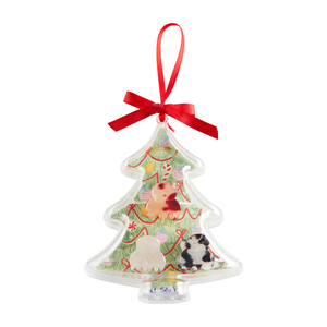 Green Ornament Mini Claw Clip