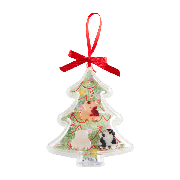 Green Ornament Mini Claw Clip
