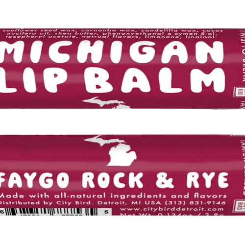 Faygo Rock & Rye Michigan Organic Lip Balm